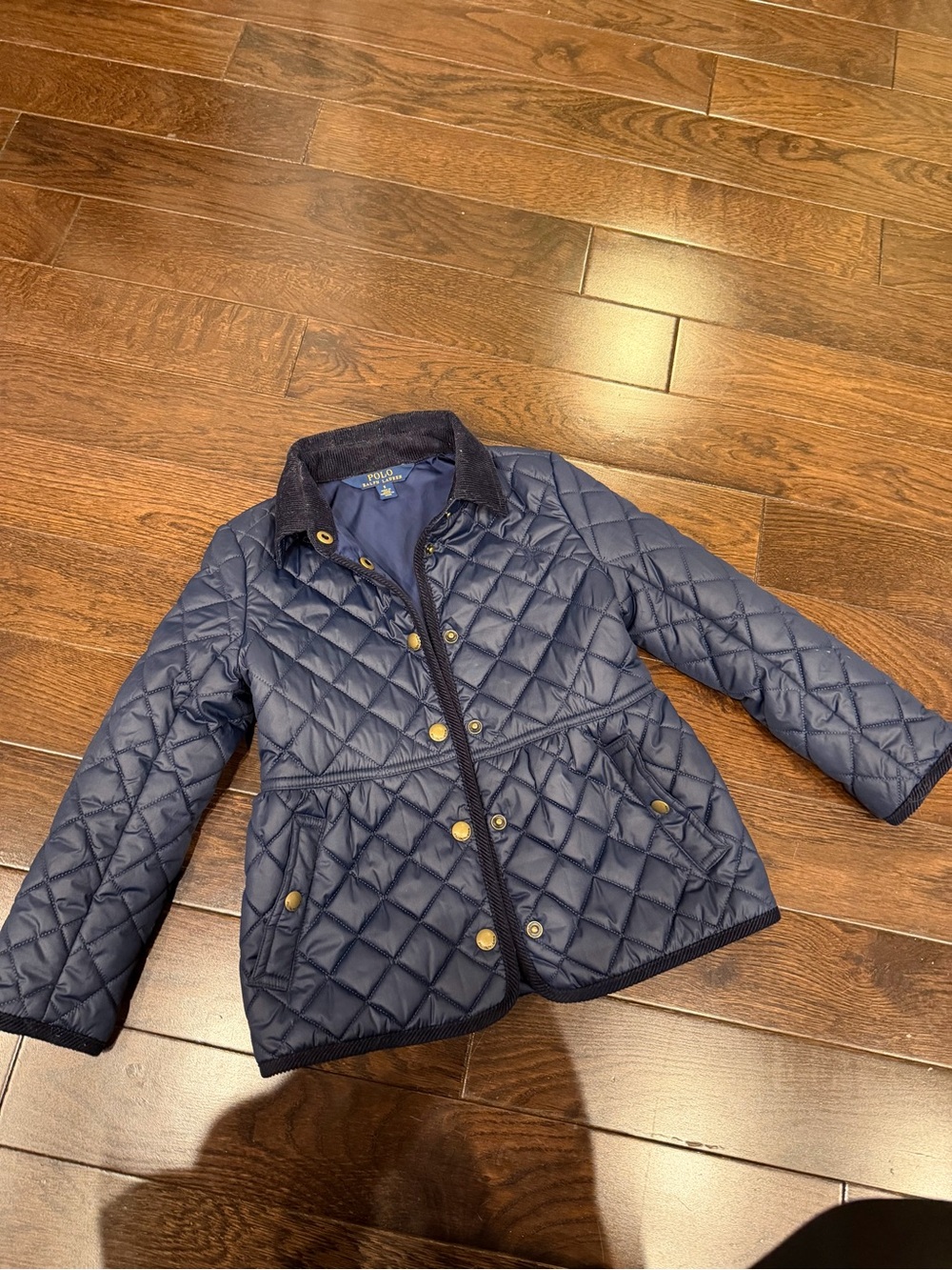 Polo by Ralph Lauren Navy Quilted size 5 Jacket